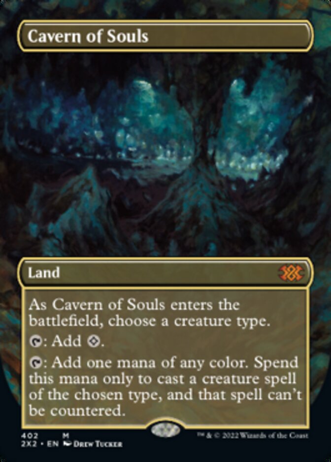 Cavern of Souls (Borderless Alternate Art) [Double Masters 2022]