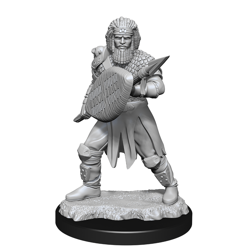 Nolzur's Marvelous Miniatures - Human Fighter (male)