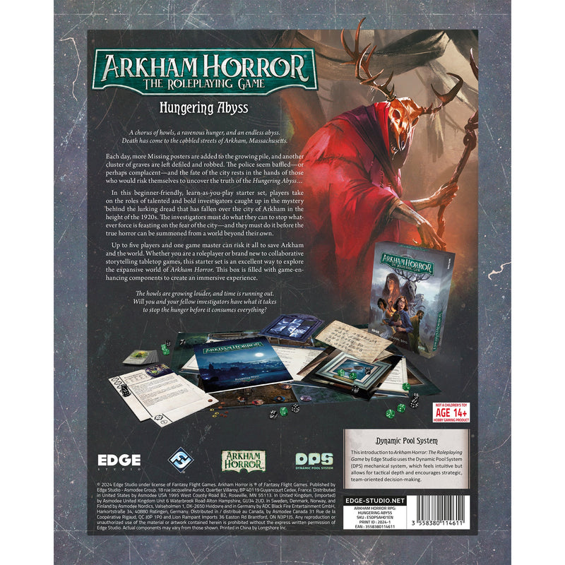 Arkham Horror - The Role Playing Game - Starter Set -  Hungering Abyss