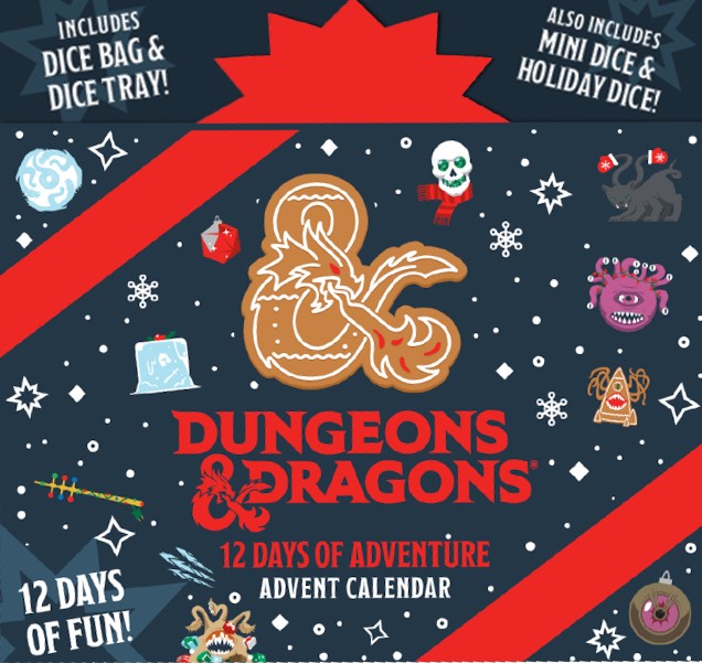 D&D 12 Days of Adventure Advent Calendar