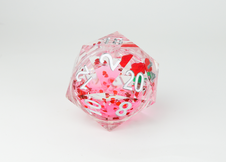 Valentines Rose Snowglobe D20 - 54mm (Copy)