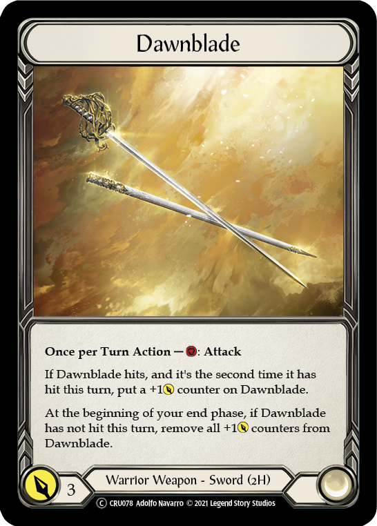 Dawnblade (Rainbow Foil) [CRU078-RF] Unlimited Rainbow Foil