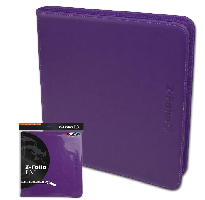 Z-Folio 12-Pocket LX Album - Purple