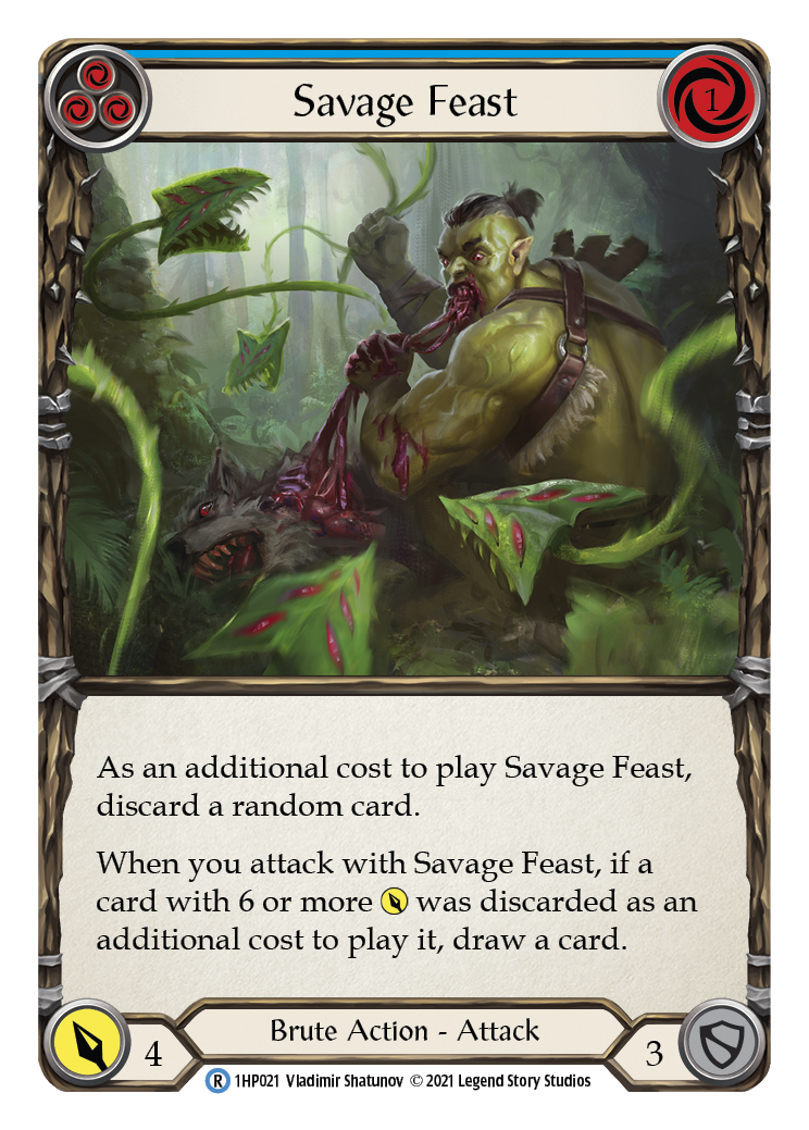 Savage Feast (Blue) [1HP021]